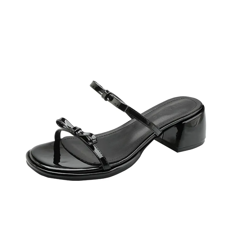 TATAYA Rubber Sole Abrasion Resistant Slide Slippers Women's-6