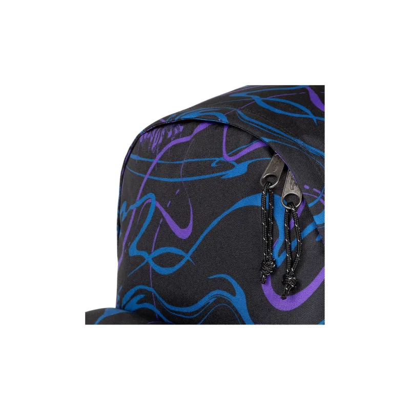 EASTPAK Nylon Backpack Medium Size Unisex Black & Multicolor-5