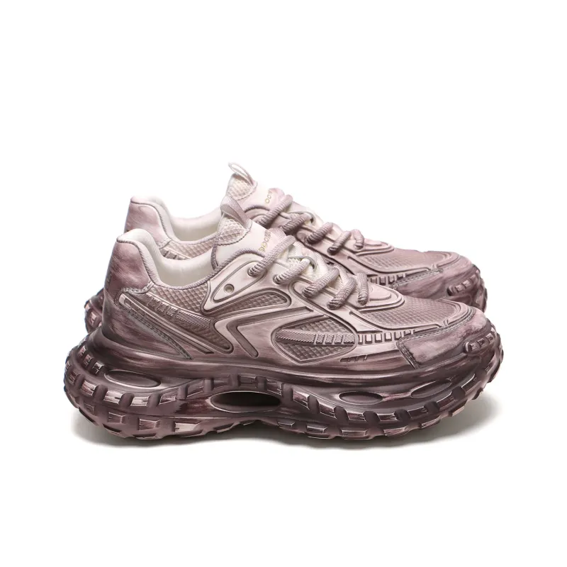 Meixi Abrasion Resistant Breathable Low Top Chunky Sneakers Men's-4
