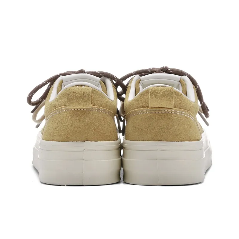 Ordifen Low Top Skateboard Shoes Women's Ginger Yellow-3