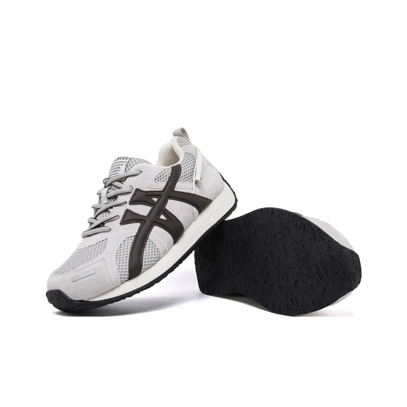 DGUMI Casual Shoes Women's Low Top Greige/Yellow-4
