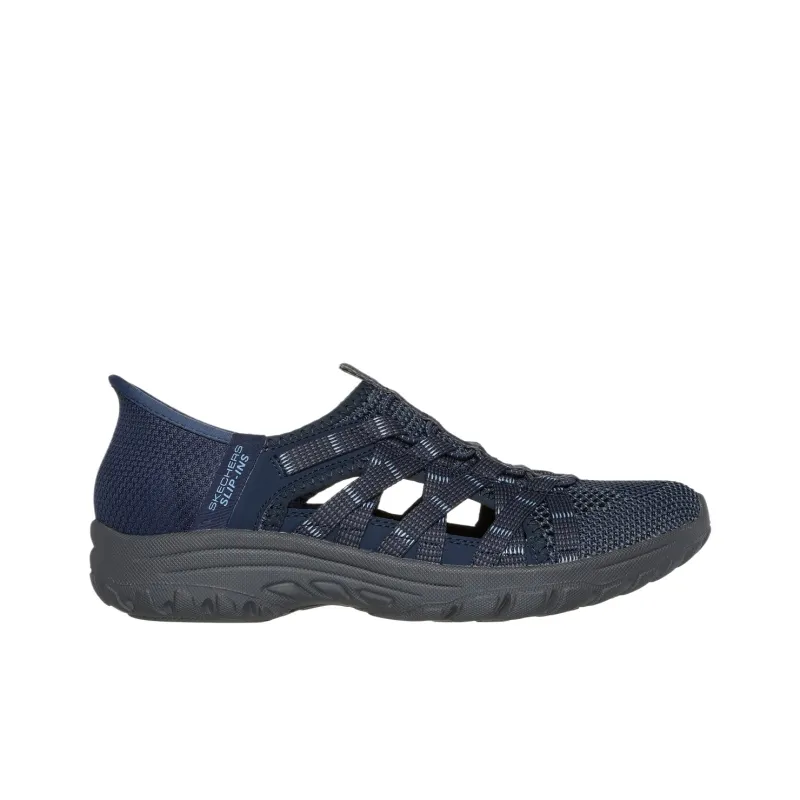 Skechers Reggae Fest 2.0 Low Top Casual Shoes Women's Marine Blue Black-1
