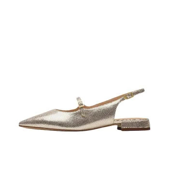 Clarks Sensa 15 Shine Casual Single Shoes 1.5cm Women's Champagne