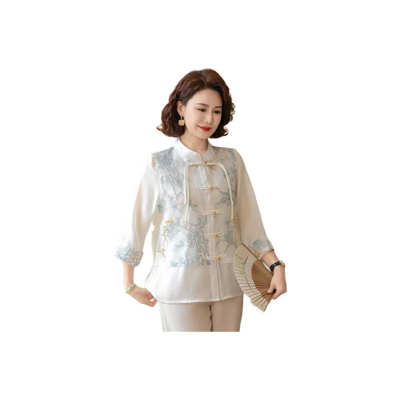 PIERRE CARDIN Chiffon Shirt Women's-4