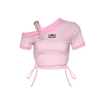 YGPRW T Shirts Women's Pink