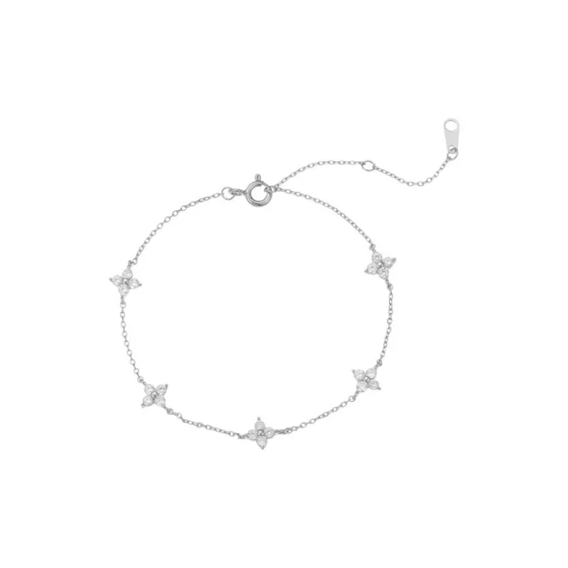 MAXTHINK 925 Sterling Silver Bracelets Women's Gold/Silver/Rose Gold-6