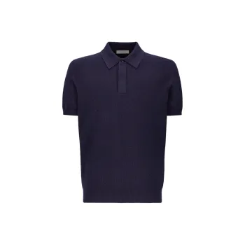 Canali Knitted Polo Shirt