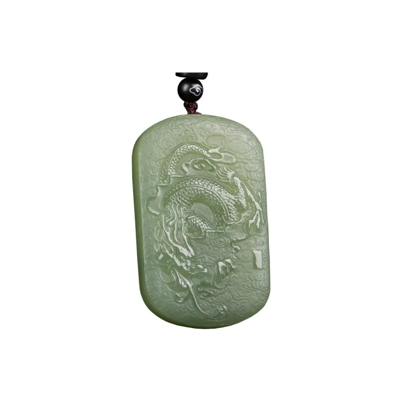 WANYUHUN Hetian Jade Pendants White Jade/Pale Greenish White Jade Unisex-7