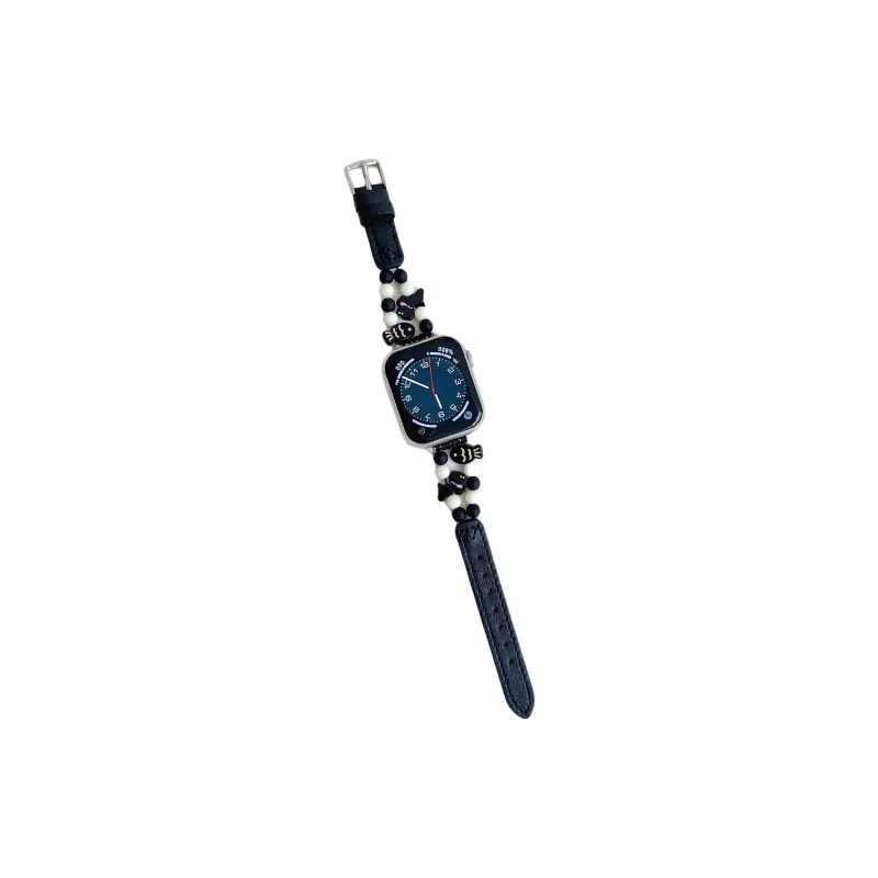 PULAISI Apple Compatibility Watch Band 160mm Genuine Leather Material-2