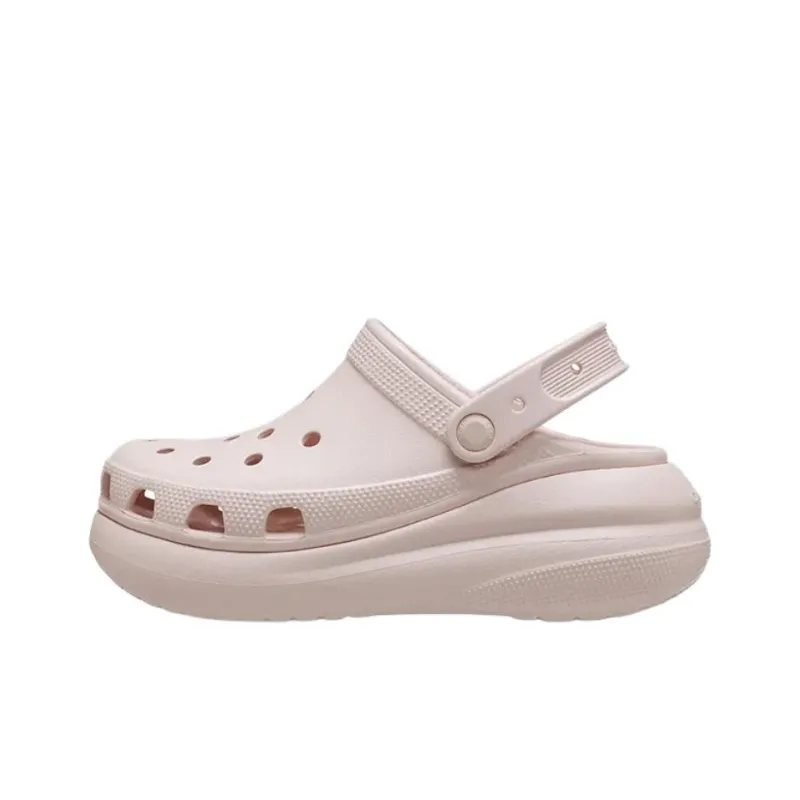Crocs Gold Pearl Cream Puff Clogs Women's Pink-0