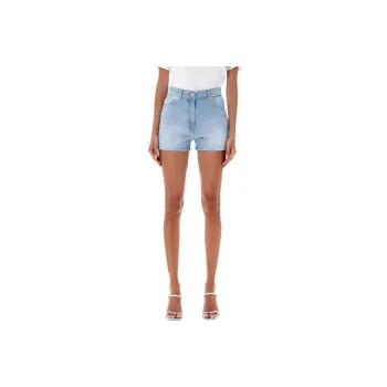 VERSACE Butterflies Denim Shorts
