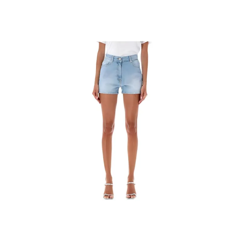 VERSACE Butterflies Denim Shorts-0