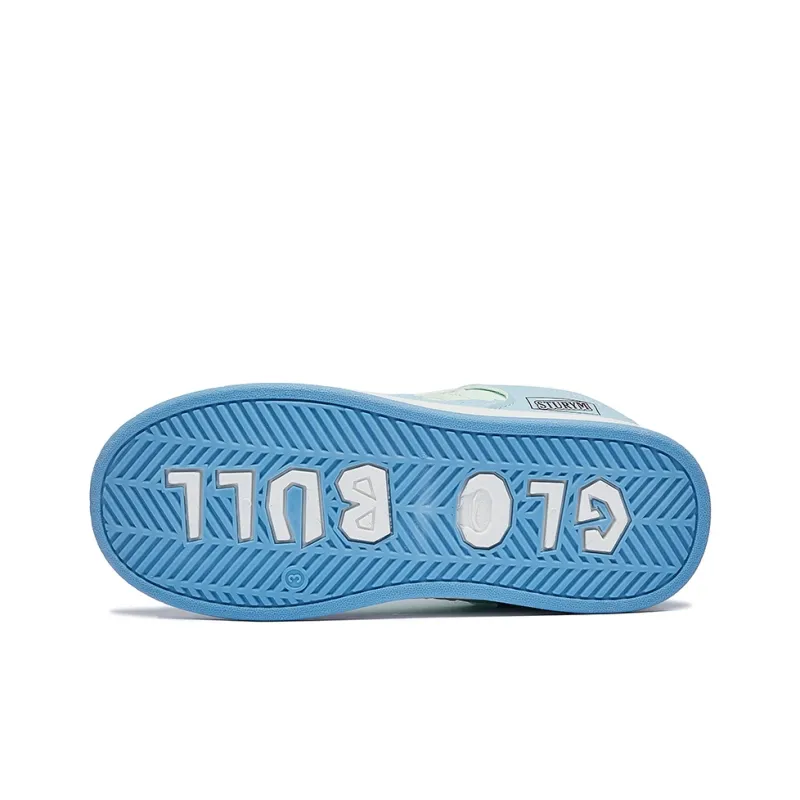 MEXICAN Low Top Skateboard Shoes Women's Lake Blue-5