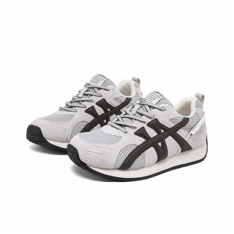 DGUMI Casual Shoes Women's Low Top Greige/Yellow-1
