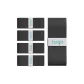 TOQO Grip Tape Black-5 Pack