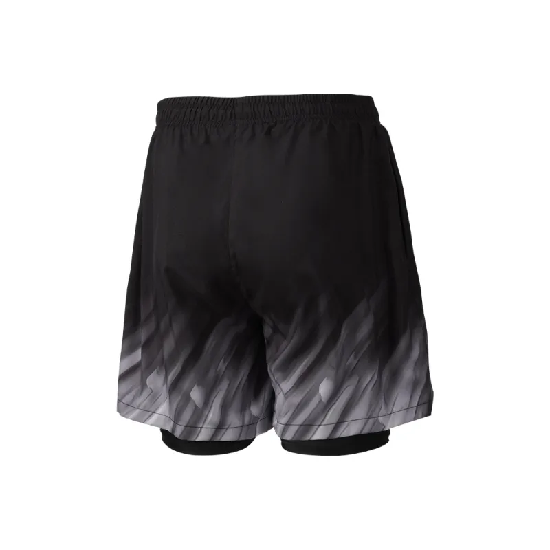 LiNing Swimming Shorts Men's Black Purple-1