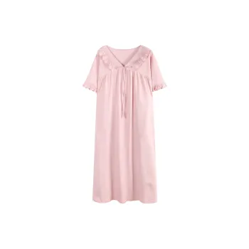 Cotton Shopping Nightgown Women's