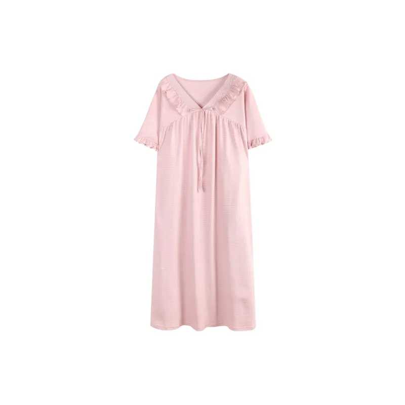 Cotton Shopping Nightgown Women's-0