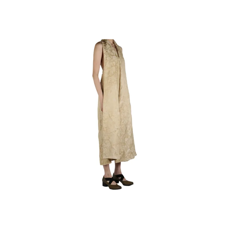 UMA WANG Sleeveless Dress Women's Tan-1