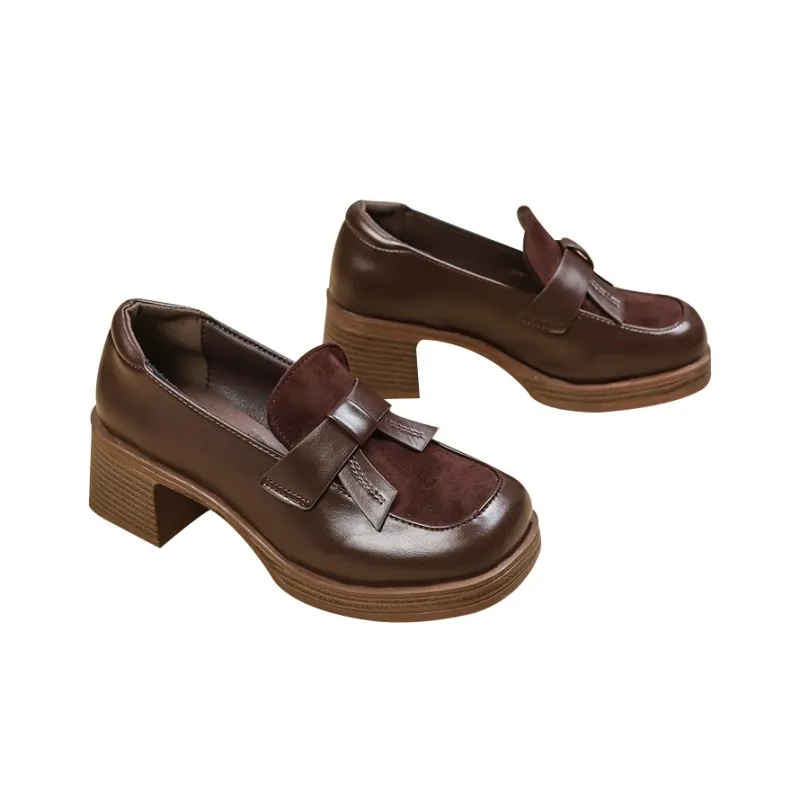 MCKP Loafers Women's Black/Brown-4