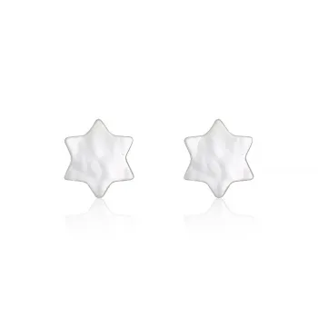 Daisy Dream 999 Fine Silver Stud Earrings Women's