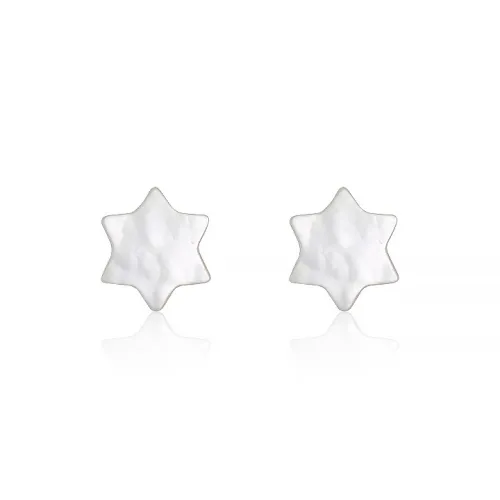 Daisy Dream 999 Fine Silver Stud Earrings Women's