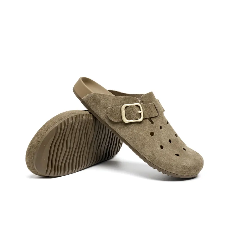 C°BANNER Quiet Closed Toe Slippers Men's Khaki-3