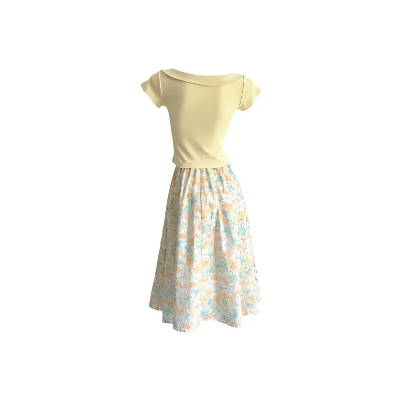 PUREIDOL Two Piece Skirt Sets Women's-1