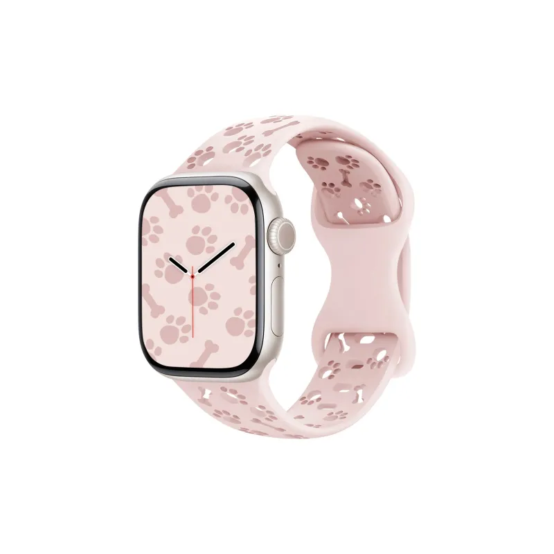KVZUVUU Apple Compatibility Watch Band Silicone Material-12