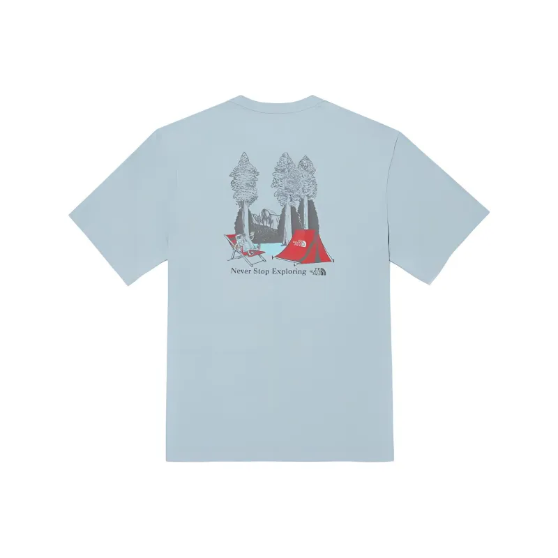 THE NORTH FACE T Shirt Men's Light Blue-1