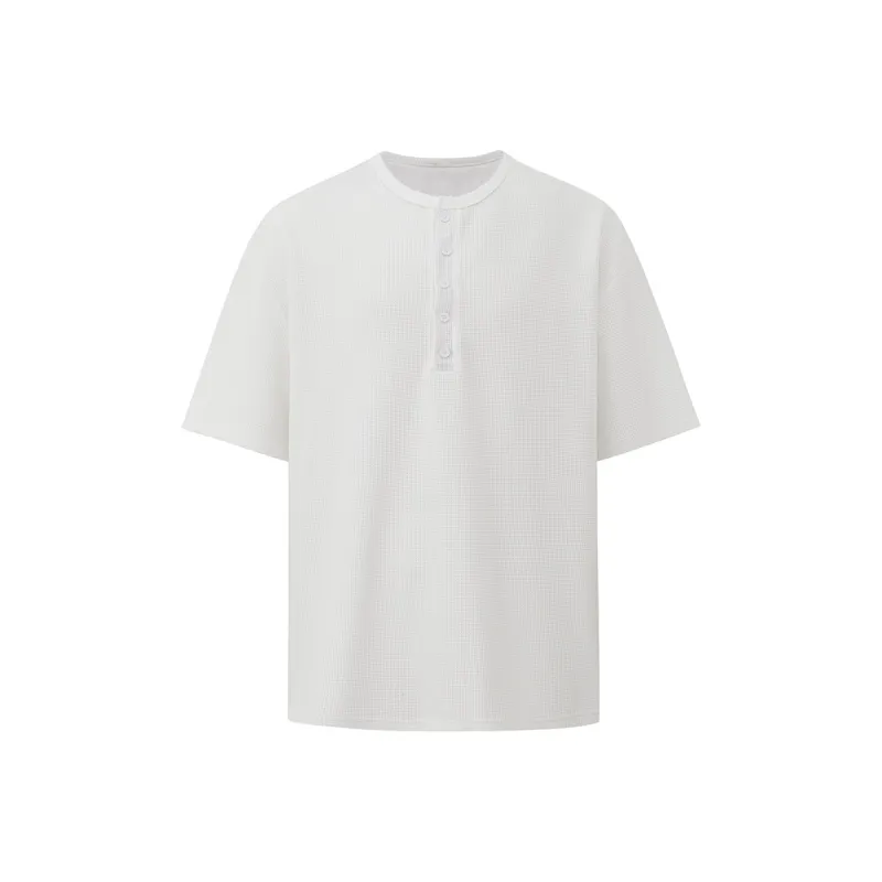 MRCYC Summer Short Sleeved T Shirts Unisex Khaki/White-0
