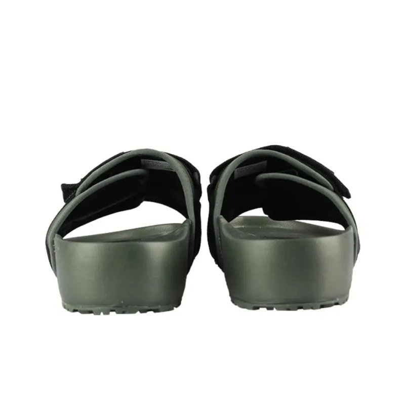 THE NORTH FACE WOVEN SLIDE EX Quiet Slip Resistant Slide Slippers Unisex Army Green-4