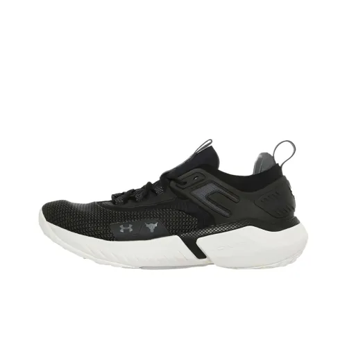 Under Armour Project Rock 5 Low Top Running Shoes Men's Black