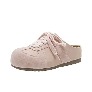 PARK DANCE Rubber Sole Quiet Closed Toe Slippers Women's