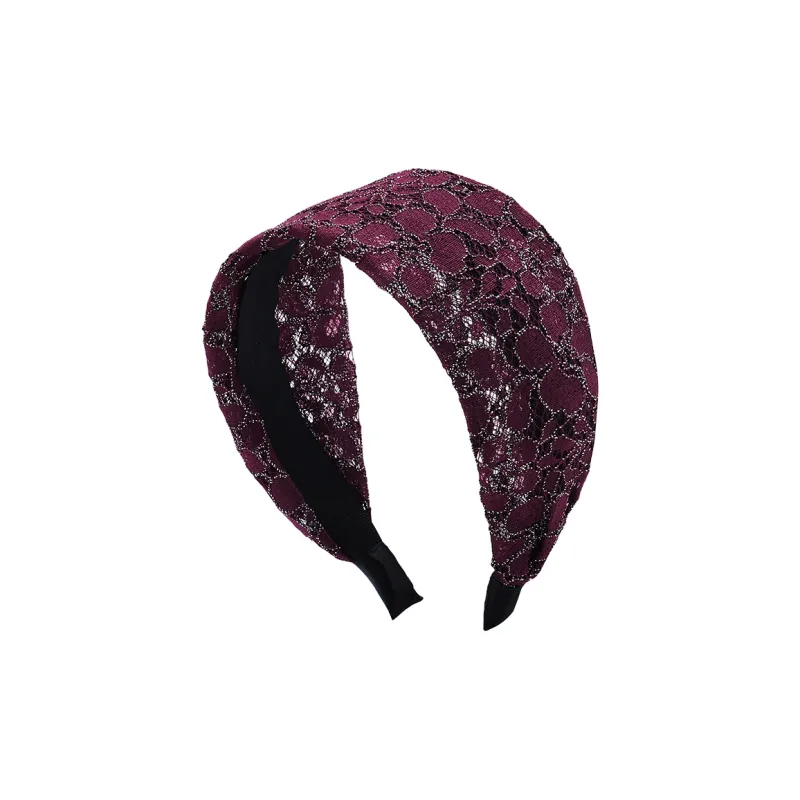 ROYALSASA Silk Chiffon Headbands Women's-5