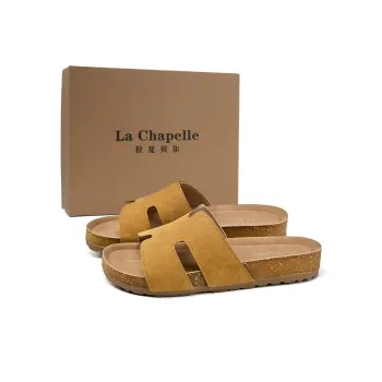 La Chapelle Abrasion Resistant Slide Slippers Women's Yellow