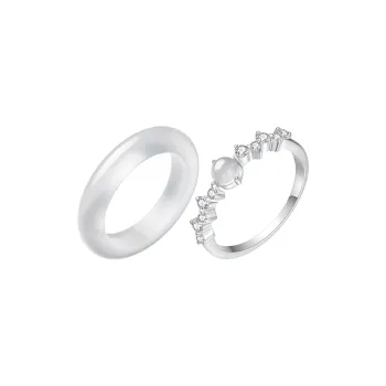 ZEGL Jade Rings Women's