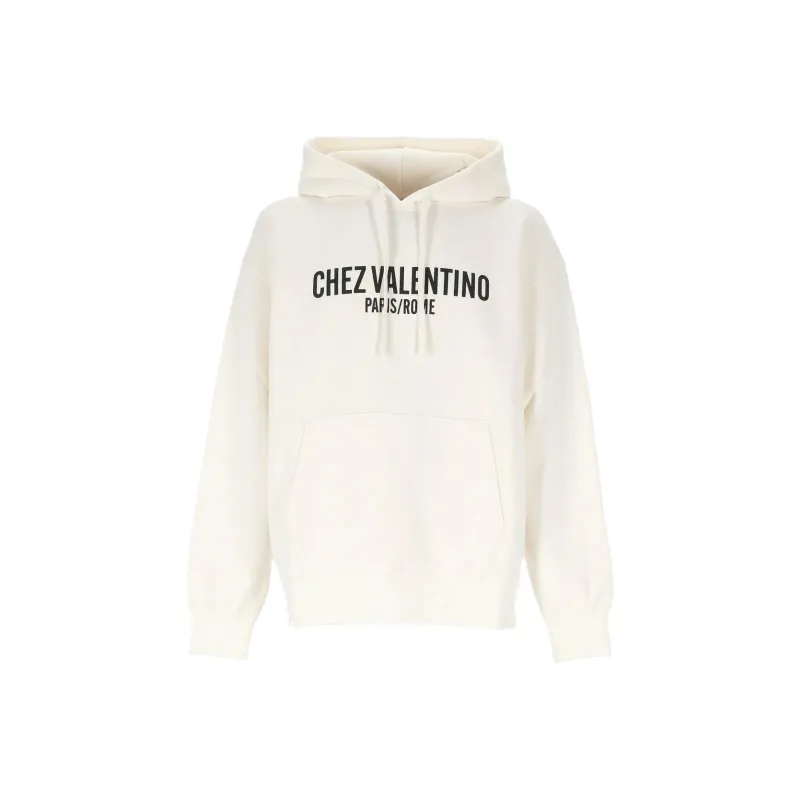 Valentino Chez Valentino Printed Drawstring Hoodie-0