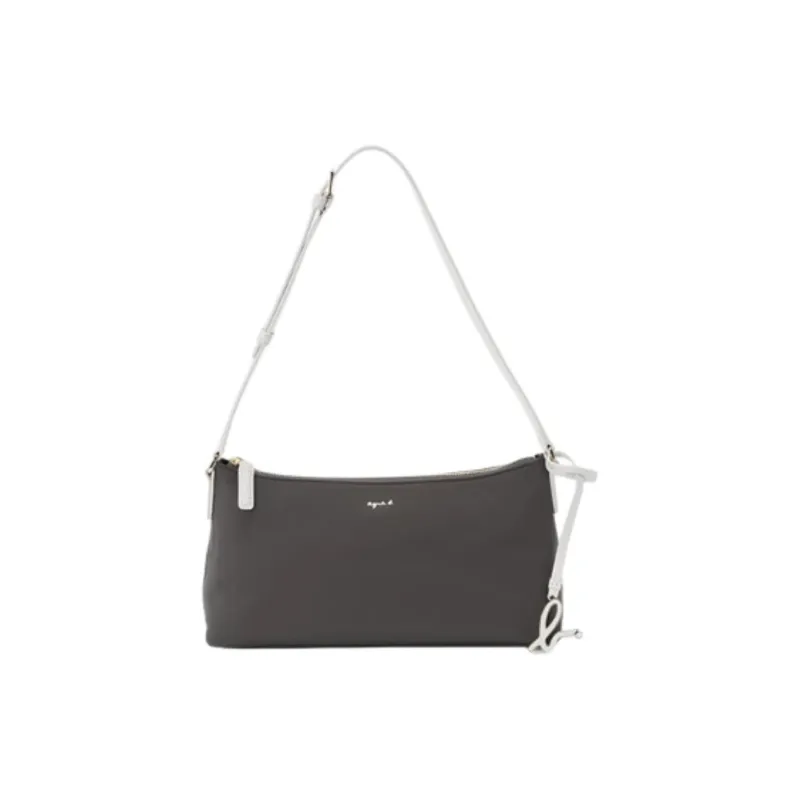 Agnès B. Logo Plaque Zip fastening Cross Body Bag-8