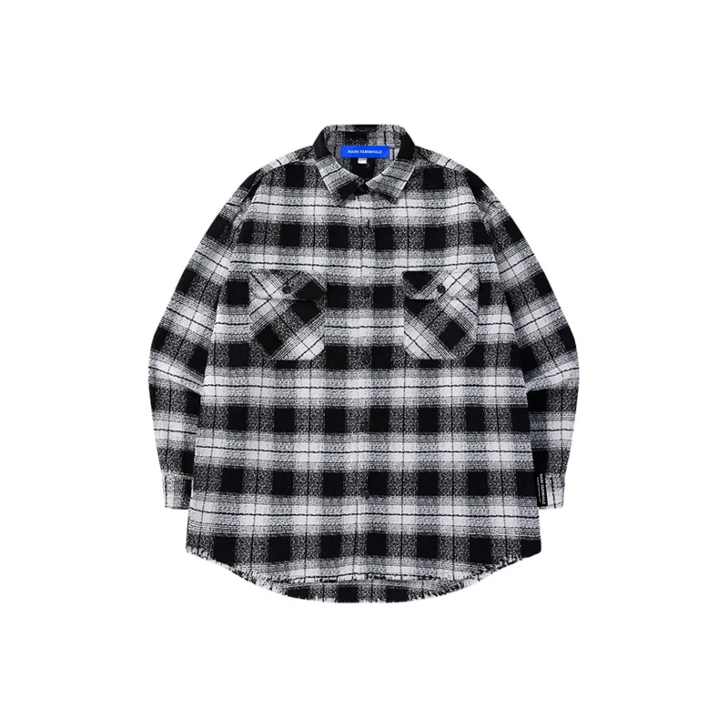 FAIRWHALE Shirt Unisex Black White Square-1