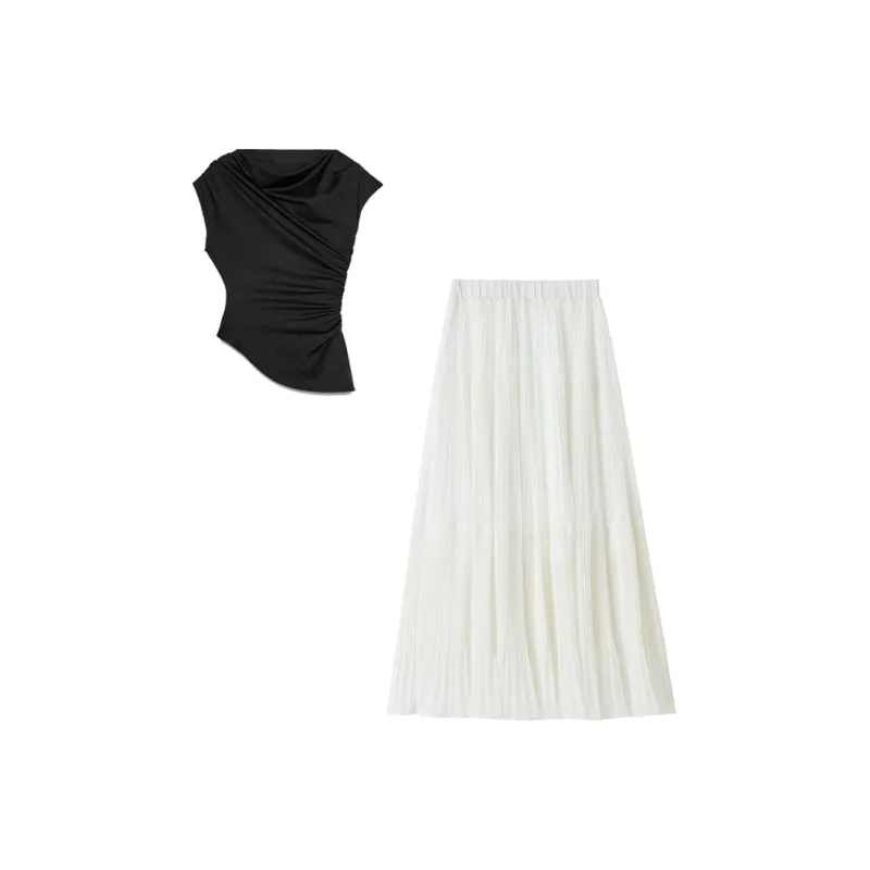 XIAOJUCHUANLI Skirt Set Women's-0