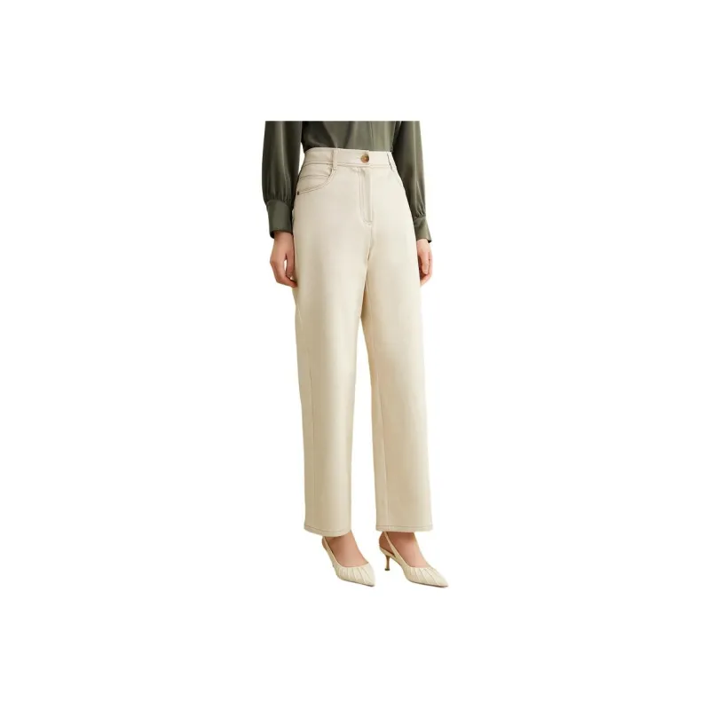 Yiner Jeans Women's Ecru-0