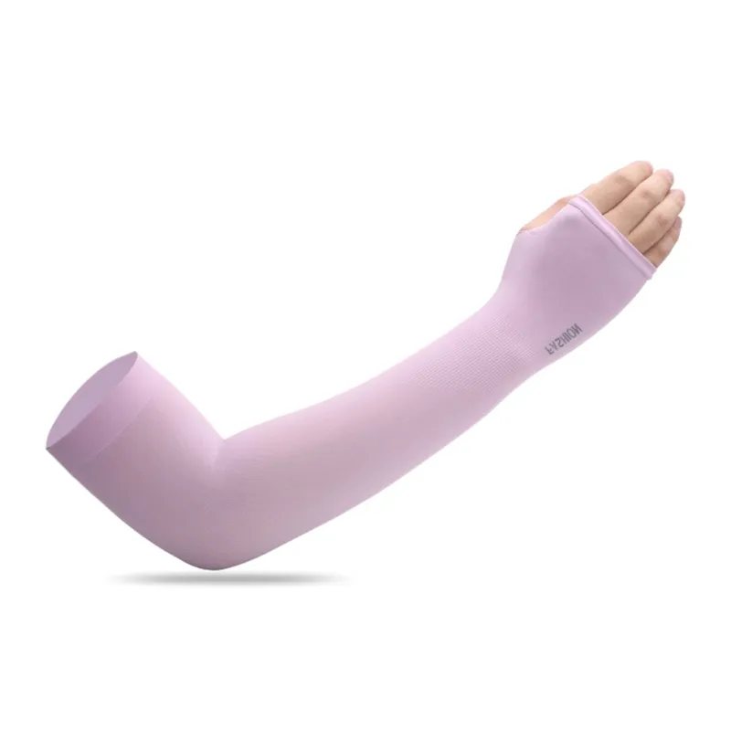 Anxious Polyester Sun Protection Sleeves Unisex-14