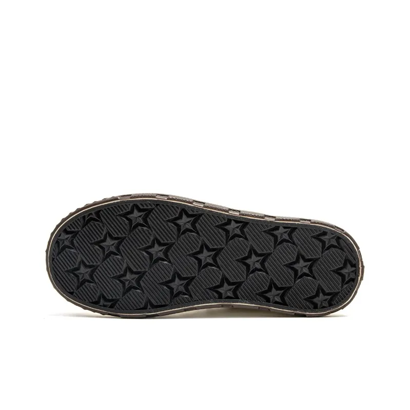 The New Age Family Low Top Skateboard Shoes Women's Beige Black-4