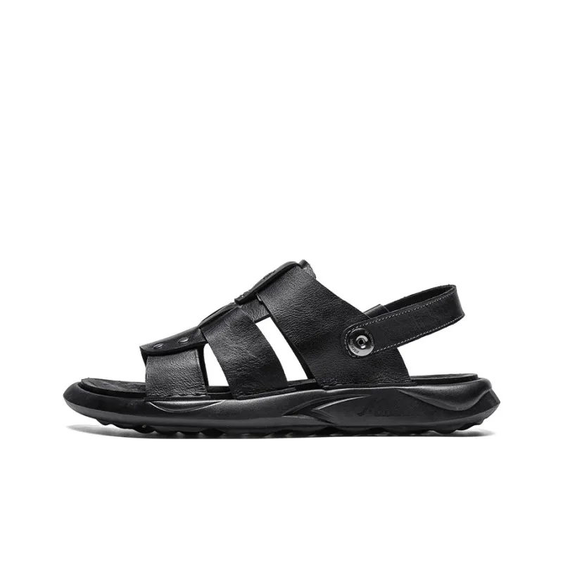 Mulinsen Beach Sandals Men's Black-0