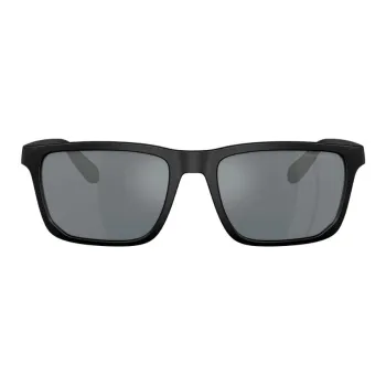 EMPORIO ARMANI Acetate Rectangular Sunglasses Unisex Black