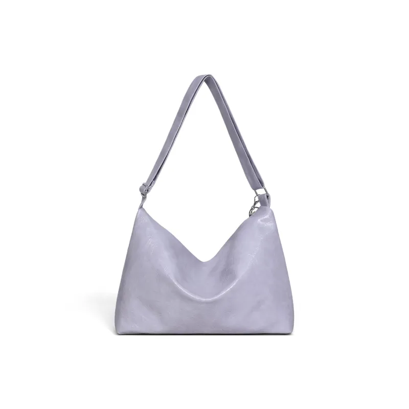 PT'SON Synthetic Leather Handbag, Crossbody Bag Women's Taro Purple/Ecru-2