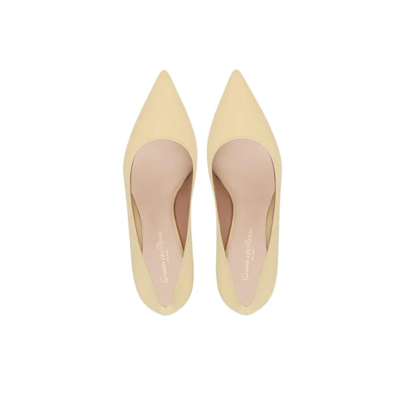 GIANVITO ROSSI Gianvito Slim Heel High Heels 8.5cm Women's Beige-3