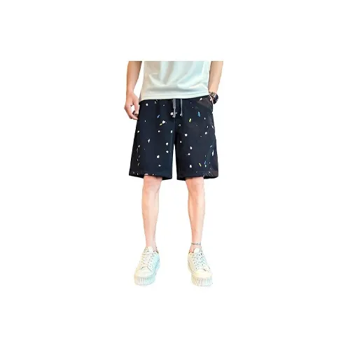 YOFVV Casual Shorts Unisex Black-6