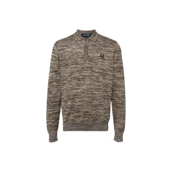 FRED PERRY Space Dye Knitted Shirt